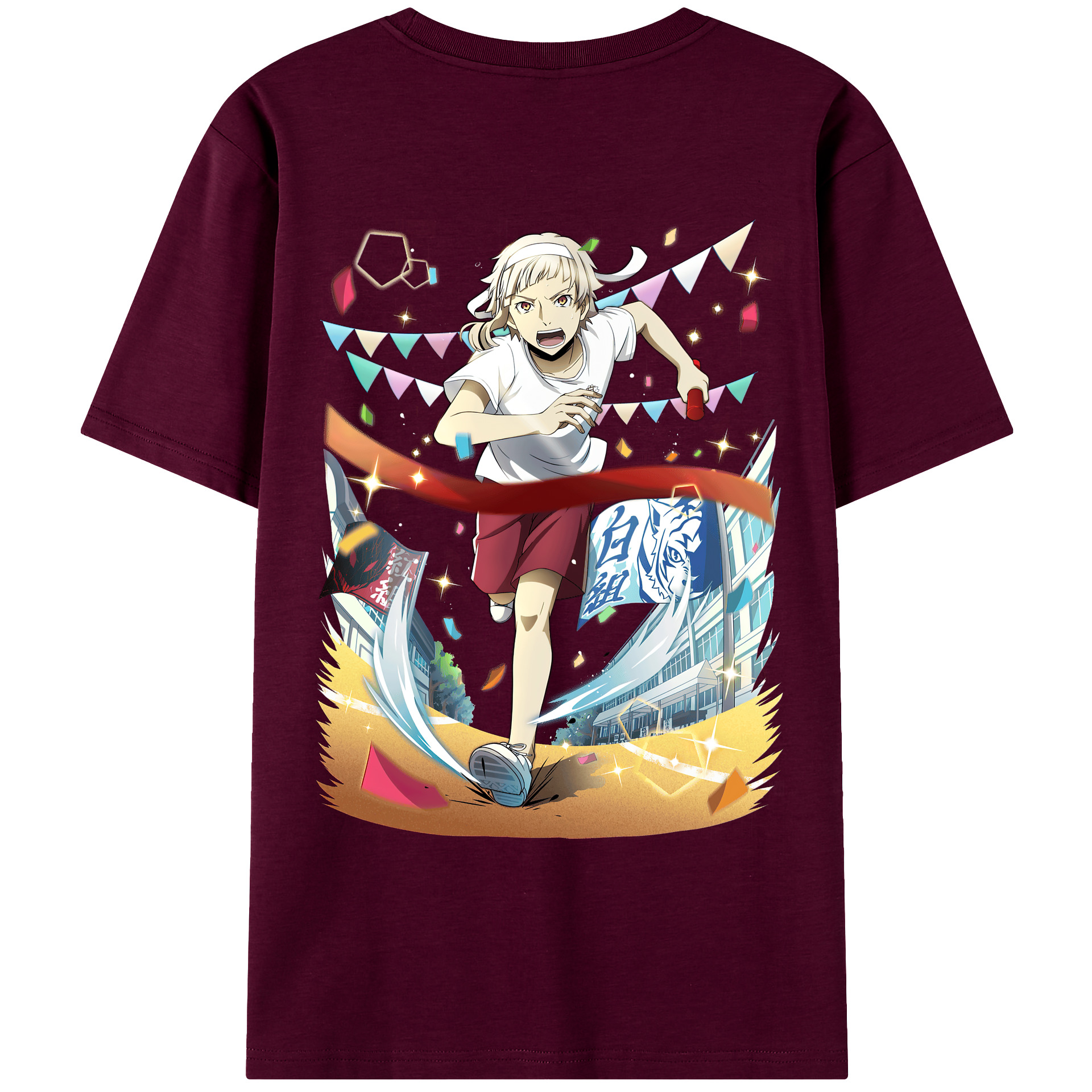 （画像用） 文豪ストレイドッグス Bungo Stray Dogs レディース半袖Tシャツ(バックプリント)